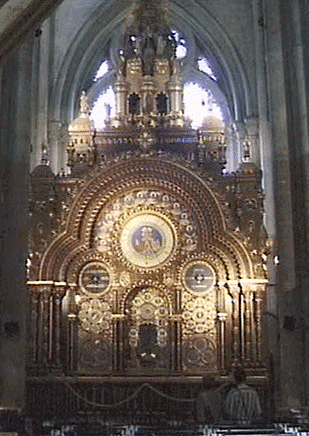 Det astronomiske ur i  domkirken i Beauvais, Frankrig. 