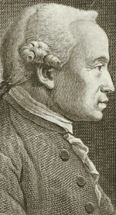 Immanuel Kant, som må regnes for en af vor kulturs allerstørste tænkere.