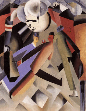 Afgang, 1918. Oliemaleri af Jais Nielsen (1885-1961). Storstrøms kunstmuseum.